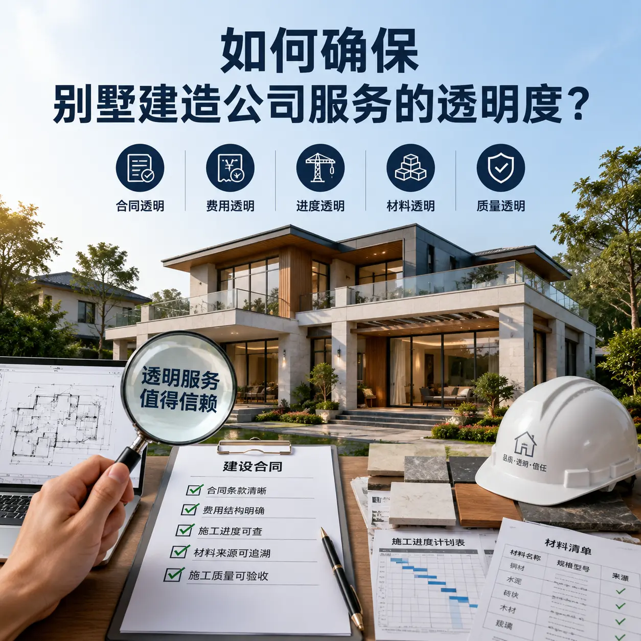 在 兴仁 如何确保别墅建造公司服务的透明度？