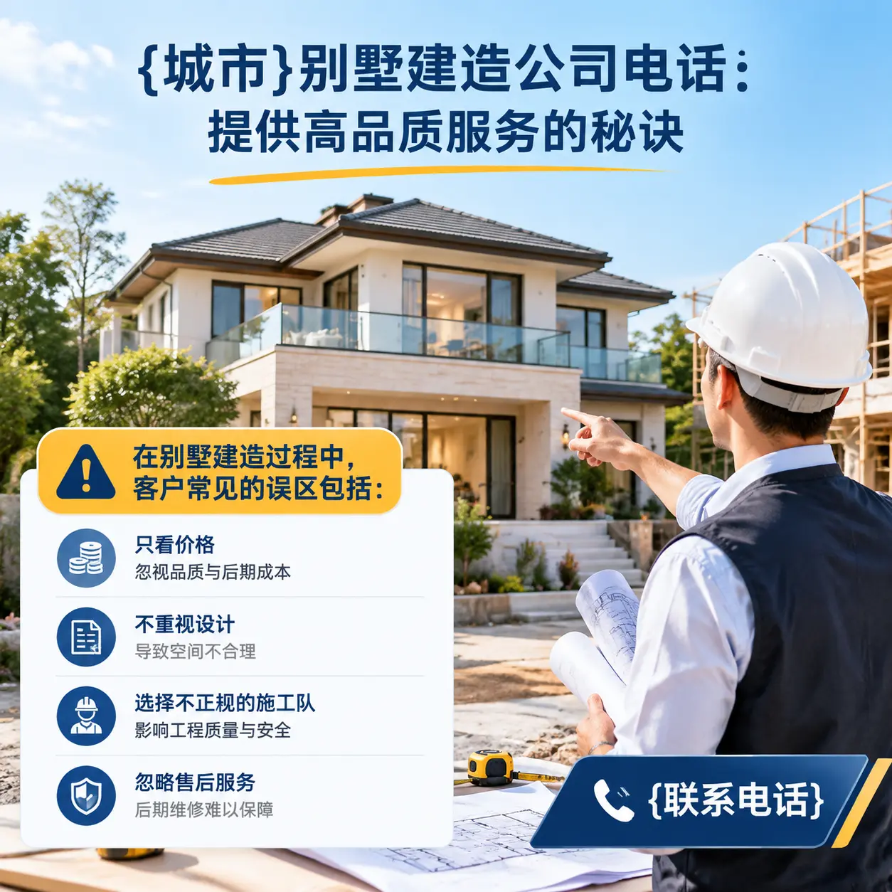 兴仁别墅建造公司电话:提供高品质服务的秘诀
