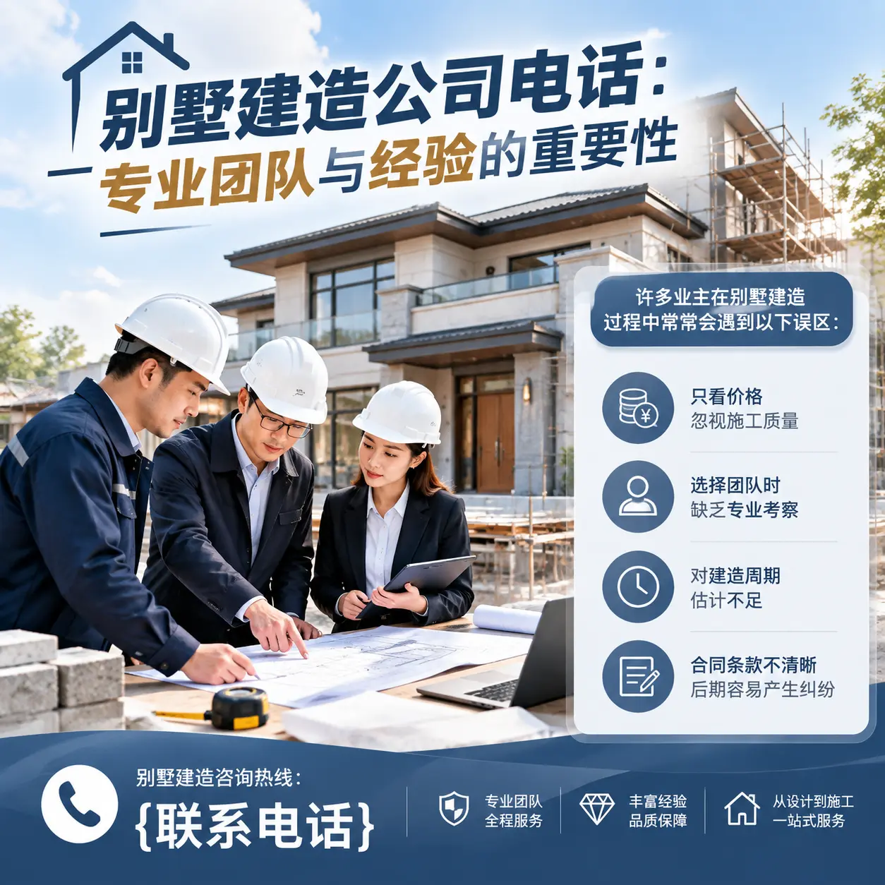兴仁别墅建造公司电话:专业团队与经验的重要性