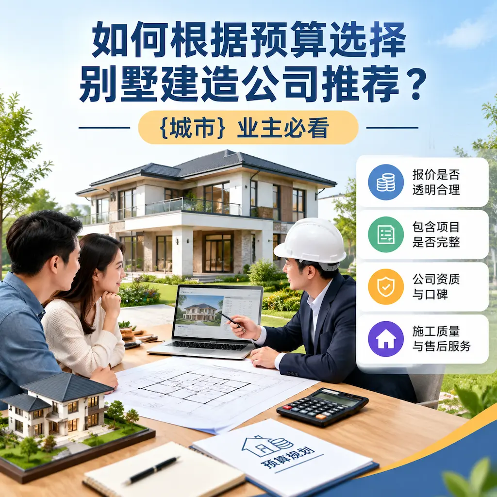 如何根据预算选择别墅建造公司推荐？ 兴仁 业主必看